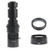 RADHAX Microscope Kit 200X 500X C Mount Zoom Optical Lens Optional 0.5X 2X 0.35X Barlow Lens for Microscope Camera Microscope Lens Adapters (Color : 500X and 2X 1X) view 1