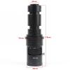 RADHAX Microscope Kit 200X 500X C Mount Zoom Optical Lens Optional 0.5X 2X 0.35X Barlow Lens for Microscope Camera Microscope Lens Adapters (Color : 500X and 2X 1X) view 2