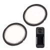 ASHATA for ONE X3 Dual Adhesive Lens Protector, Lightweight and Portable, PC Material, All Round, Easy to Use view 3