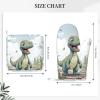 Dinosaur Walking Oven Mitts and Pot Holders 2 PCS for Kitchen Heat Resistant Non Slip Oven Gloves Hot Pads Funny Oven Mitt Potholder with Hanging Loop for Cooking Grilling Baking BBQ Kitchen Decor view 3