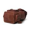 HANSA Leather Backpack For Men Laptop Bag Large Capacity Business Travel Hiking Shoulder Daypacks Business Travel Office Daypacks Brown Casual Backpacks view 2