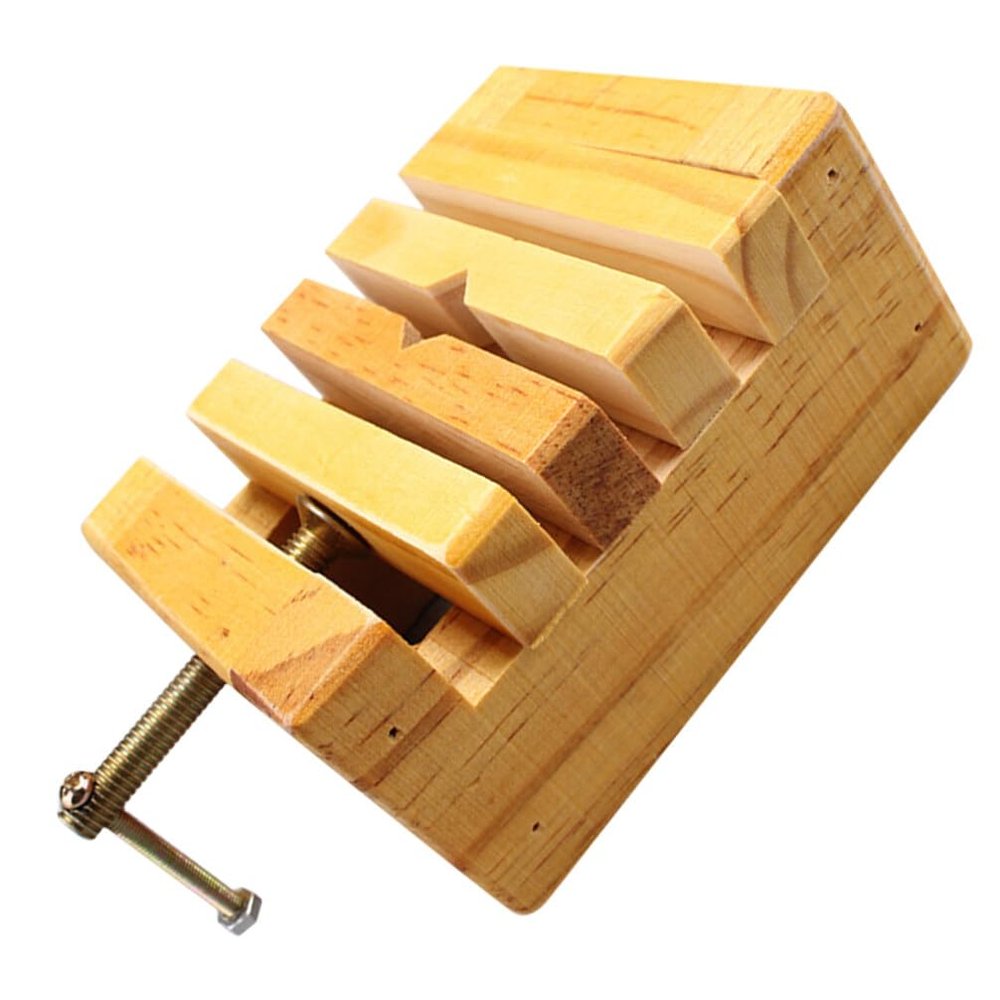 VILLCASE Woodworking Vise Seal Stone Bed Engraving Device Carving Clamp Small Versatile for Artists