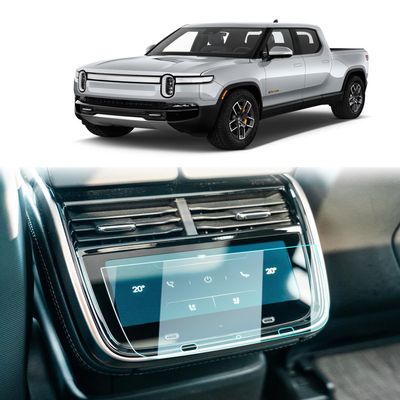 BIXUAN Tempered Glass Screen Protector for 2022-2025 Rivian R1T/R1S Accessories Navigation 6.8 Inch Touch Screen Protection Against Scratches and Fingerprints