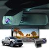 Fitcamx Front 4K+Rear 1080P Dash Cam for 2022-2025 Ford Maverick (with Rain Sensor), OEM Factory Style, Dual HD Video, Built-in WiFi & APP, Loop Recording, Collision Sensor, Easy to Use, 128GB Card view 1