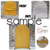 Christmas Party Arch Backdrop Cover 3x6.5ft Stretchy Spandex Fabric White Bearded Santa Claus Background for Xmas Party Decoration GX-2060 view 4