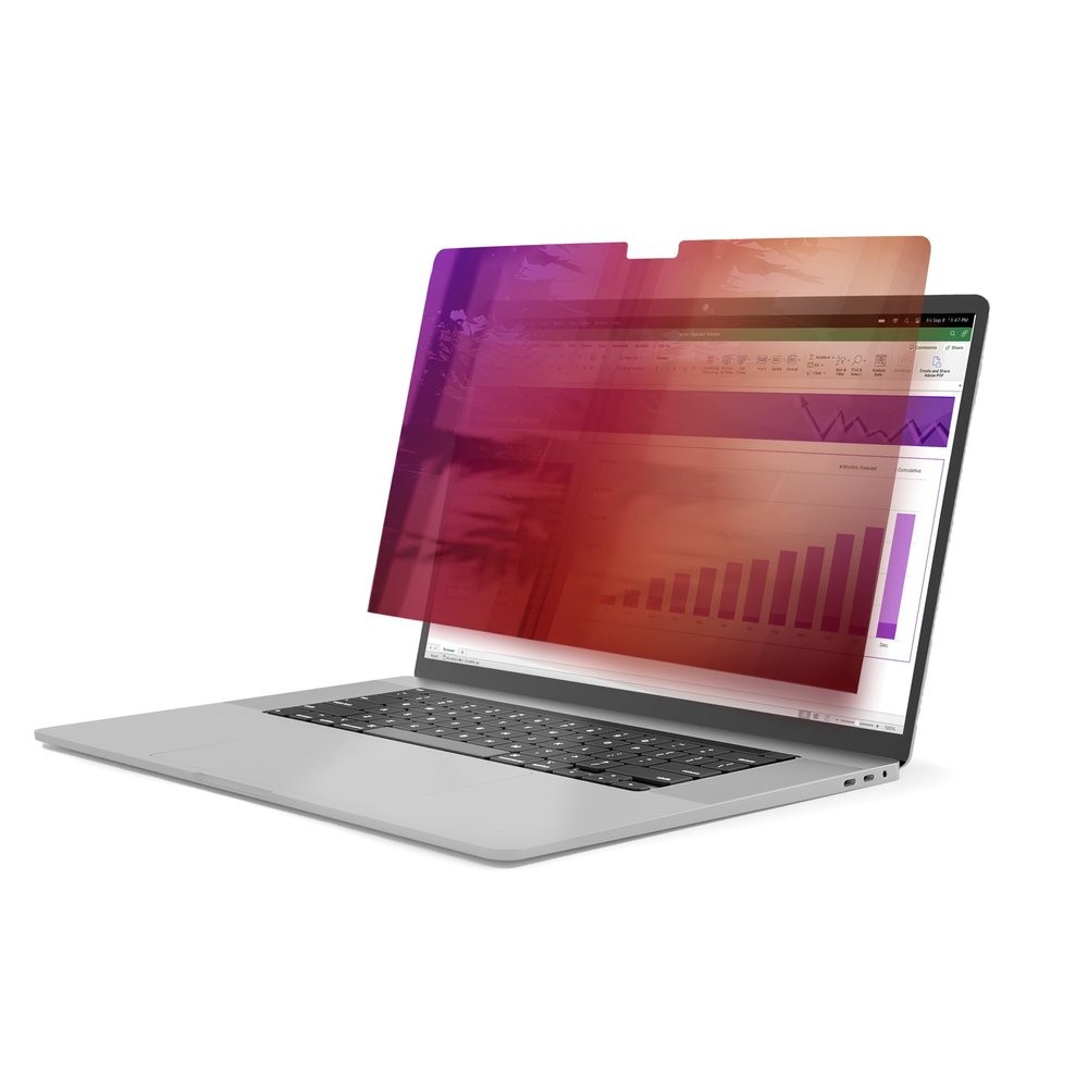 StarTech.com 16in MacBook Pro 21/23 Privacy Screen, Double-Sided Gold Filter w/Enhanced Privacy, Security Shield, +/- 30 Deg.