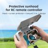 CHICHIYANG Remote Controller Protector Sun Hood with Neck Strap Lanyard Gray ABS Controller Protector Sun Hood Drone Accessories for DJI view 2