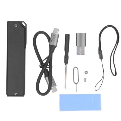 Zyyini NVME SSD Enclosure, 20Gbps 4TB M.2 to Type C NVMe SSD Enclosure, ASM2364 M.2 to USB NVMe External SSD Enclosure for 2230 2242 2260 2280 SSD, for , for Android