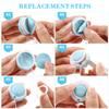 Ciieeo 4pcs Macaron Phone Screen Cleaner with Dual-Sided Microfiber Cloths and Keychain Portable Screen Wipes for Smartphones Tablets Laptops and Glasses Cute Decoration and Present Idea view 4