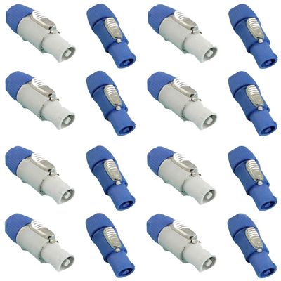 8 Each PROCRAFT PC-TSC039 & PC-TSC044 20A Power-in Blue/Out Gray Cable MNT