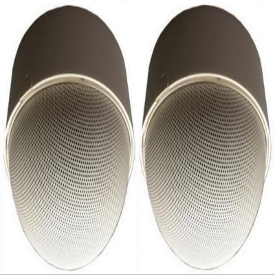 OWI AMP-HD-NEP-2W Set of (2) Neptune Speakers with HD Amplifier 20 Watt, 2 Each; Outdoor/Indoor Speakers; 5 Inches, 5 Way; Dynamic 360-Degree Sound - 180-Degree Dispersion; White