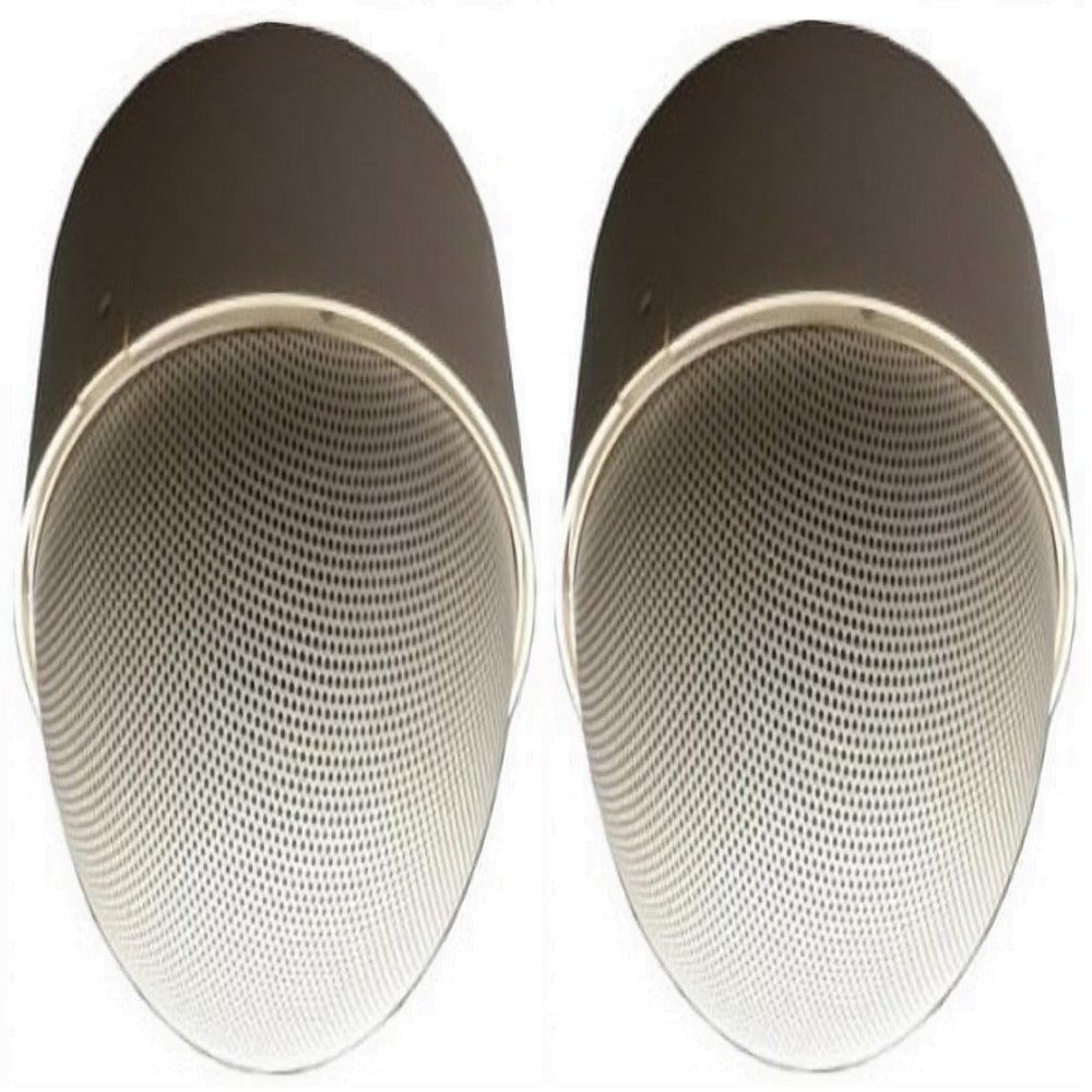 OWI AMP-HD-NEP-2W Set of (2) Neptune Speakers with HD Amplifier 20 Watt, 2 Each; Outdoor/Indoor Speakers; 5 Inches, 5 Way; Dynamic 360-Degree Sound - 180-Degree Dispersion; White
