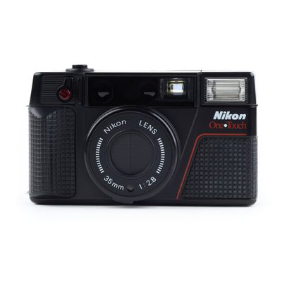Nikon One Touch 35mm Point and Shoot Film Camera AKA L35AF II Built-in flash, Film loader, Nikon AF 35MM f2.8 lens (Renewed)
