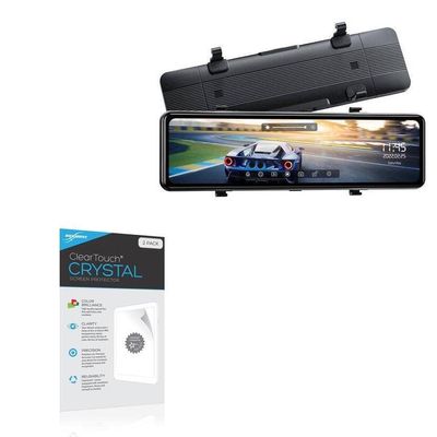 BoxWave Screen Protector Compatible with CamPark RM02 (11 in) - ClearTouch Crystal (2-Pack), HD Film Skin - Shields from Scratches