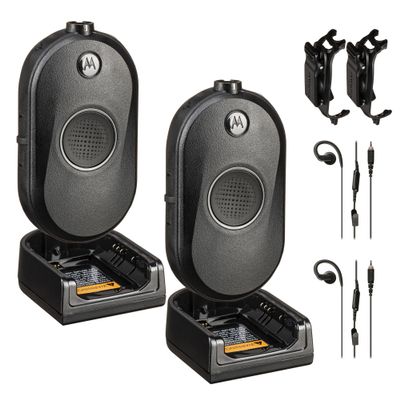 Motorola Solutions CLP1080E 8-Channel Two-Way UHF Business Radio (2-Pack)