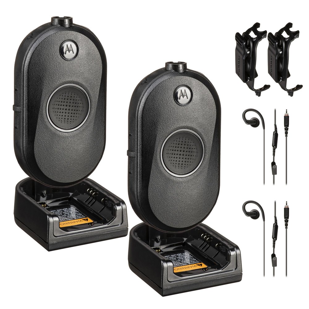 Motorola Solutions CLP1080E 8-Channel Two-Way UHF Business Radio (2-Pack)