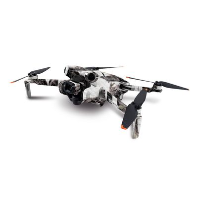 MightySkins Carbon Fiber Skin Compatible with DJI Mini 4 Pro - Artic Camo | Protective, Durable Textured Carbon Fiber Finish | Easy to Apply