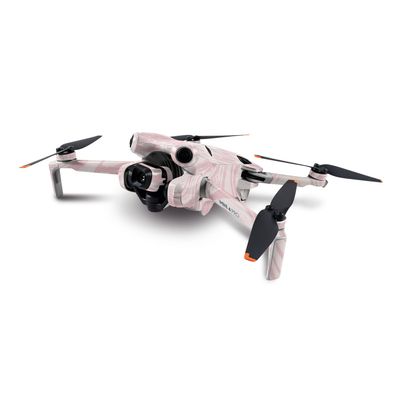 MightySkins Skin Compatible with DJI Mini 4 Pro - Silky Pink | Protective, Durable, and Unique Vinyl Decal wrap Cover | Easy to Apply, Remove, and Change Styles