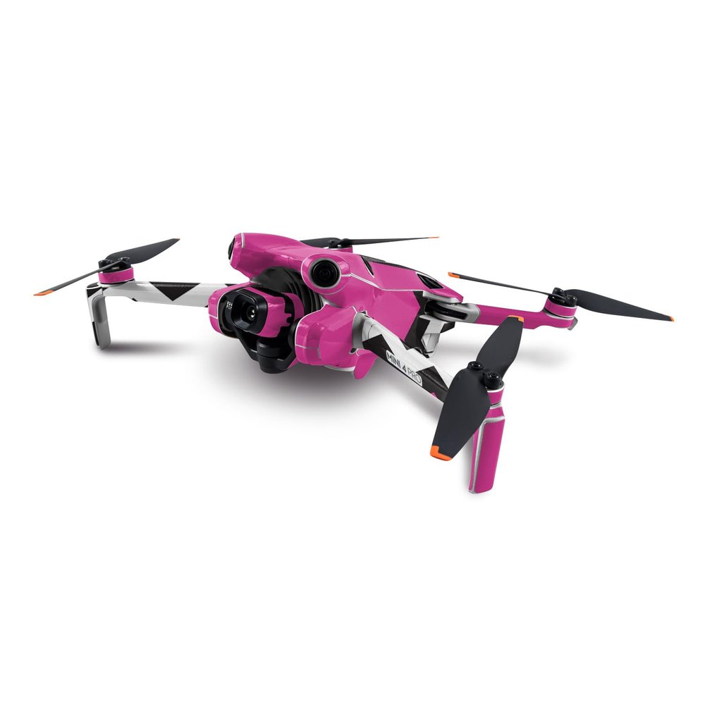 MightySkins Skin Compatible with DJI Mini 4 Pro - Hot Pink Chevron | Protective, Durable, and Unique Vinyl Decal wrap Cover | Easy to Apply, Remove, and Change Style