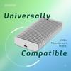 OWC 2TB Express 1M2 40Gb/s Portable NVMe SSD USB4 (Thunderbolt Compatible/USB-C) Ultra Fast External SSD Drive with Aluminum Heat Sink Enclosure view 3