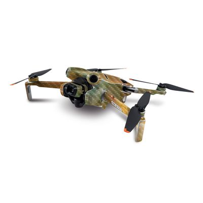 MightySkins Carbon Fiber Skin Compatible with DJI Mini 4 Pro - Space Smoke | Protective, Durable Textured Carbon Fiber Finish | Easy to Apply