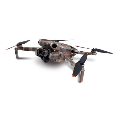 MightySkins Glossy Glitter Skin Compatible with DJI Mini 4 Pro - Woody | Protective, Durable High-Gloss Glitter Finish | Easy to Apply, Remove, and Change Styles