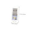 DOITOOL 32pcs Usb Mini Night Light Portable Eye-caring Atmosphere Lamp Warm Light Usb Powered for Bedroom Dorm Reading and Relaxation view 2