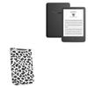 BoxWave Case Compatible with Amazon Kindle (11th Gen 2022) - Snow Leopard Plush SlipSuit, Animal Leopard Print Padded Soft Sleeve view 1