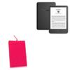 BoxWave Case Compatible with Amazon Kindle (11th Gen 2022) - Velvet Pouch, Soft Velour Fabric Bag Sleeve with Drawstring - Cosmo Pink view 1
