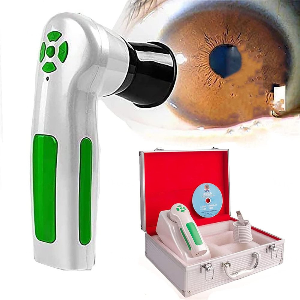 HEAXIY Iris Analysis Camera, HD 12 Million Usb2.0 Interface Computer Iris Detector, Portable Alternation Iris Analyzer with Hd 30x Iris Lens & Driver-Free Analysis Software