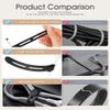 20Pcs Nearockle Reusable Cable Ties, Adjustable Silicone Cord Organizer Small Zip Ties for Charging Cords Earphone Computer Wire, Office Desk Cable Management Travel Accessories(Black) view 3