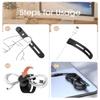 20Pcs Nearockle Reusable Cable Ties, Adjustable Silicone Cord Organizer Small Zip Ties for Charging Cords Earphone Computer Wire, Office Desk Cable Management Travel Accessories(Black) view 4
