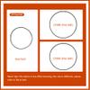 MEFONKOU CX400 2 Drive Belt & 1 Door Belt for Sony CDP-CX400 CD Player CDP-CX450 CDPCX455 CDP-CX555ES 421606101 (3/Pack) view 3