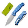 CIVIVI Stormhowl Pocket Knife, Folding Knife with 3.3" Nitro-V Steel Blade Stylish Aluminum Handle Flipper and Button Opener Cool Knife for Gift,EDC C23040B-2 view 1