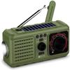 KouRy Hand Crank Radio with Flashlight for Emergency,Portable Radio -2200mAh Power Bank USB Charger LED Flashlights, Portable Outdoor and Family view 1