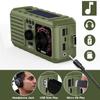 KouRy Hand Crank Radio with Flashlight for Emergency,Portable Radio -2200mAh Power Bank USB Charger LED Flashlights, Portable Outdoor and Family view 4