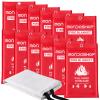 12 Pack Fire Blanket for Home, Kitchen, Camping, Warehouse view 1