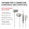 SoundMAGIC E11D Digital USB C Headphones Type C Earbuds with Microphone HiFi Stereo Earphones Powerful Bass Noise Isolating Compatible with Android Device Gunmetal view 2