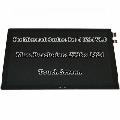 12.3 inch Replacement for Microsoft Surface Pro 4 1724 V1.0 LCD Display Digitizer Assembly Touch Screen Panel 2736 x 1824