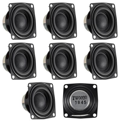 ACEIRMC 8pcs 2inch 4Ohm 10W Full Range Audio Speaker Stereo Woofer Loudspeaker for Arduino (8pcs)