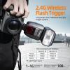 YONGNUO GN60 Wireless Manual Flash Speedlite YN730 with 2000mAh Lithium Battery, Support 2.4G Wireless Trigger System, for Nikon Canon Olympus Sony Fuji Cameras with Standard Hot Shoe view 3