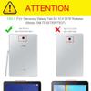 360 Rotating Leather Case Cover For Samsung Galaxy Tab S4 10.5" T830 /T835 /T837 Purple Flower view 2
