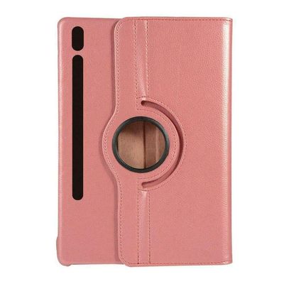 360 Rotating PU Leather Case Cover For Samsung Galaxy Tab S5e T720 / T725 Rose Gold