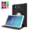 360 Rotating Leather Kickstand Case Cover For Samsung Galaxy Tab E Nook 9.6 Inch Pink view 2