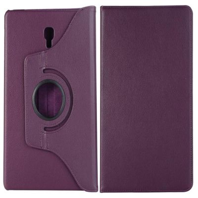 360 Rotating Leather Case Cover For Samsung Galaxy Tab A2 10.5 (2018) T590 /T595 Purple