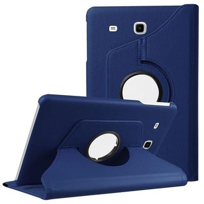 360 Rotating Leather Case Cover For Samsung Galaxy Tab A Nook 7" Blue