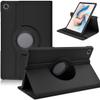 360 Rotating Leather Case Cover Samsung Galaxy Tab A8 10.5" (2021) X200 /X205 Black view 2