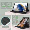 360 Rotating Leather Case Cover Samsung Galaxy Tab A8 10.5" (2021) X200 /X205 Black view 4