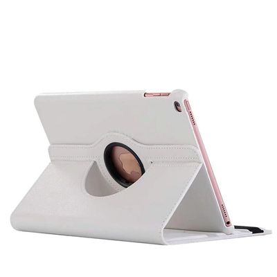 360 Rotating Leather Case Cover For Apple iPad Mini 1/2 /3 White