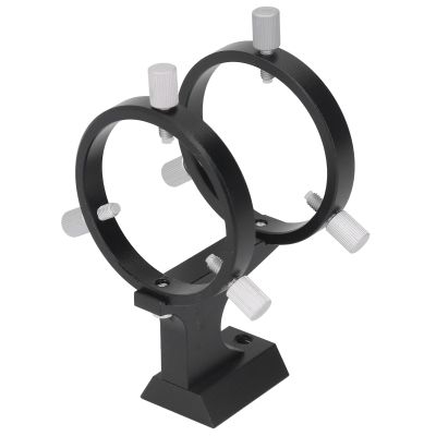 Adjustable Finder Scope Bracket, Pointer Bracket with Fixing Ring Pointer Finder Scope Mounting Bracket with 1/4 Screw for Astronomical Telescope
